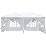 3x6m Gazebo Outdoor Marquee Tent Canopy White