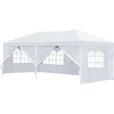 3x6m Gazebo Outdoor Marquee Tent Canopy White