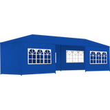 3x9m Wedding Outdoor Gazebo Marquee Tent Canopy Blue