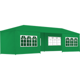 3x9m Wedding Outdoor Gazebo Marquee Tent Canopy Green