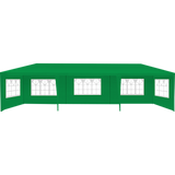 3x9m Wedding Outdoor Gazebo Marquee Tent Canopy Green
