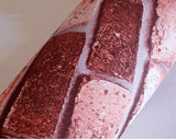 10m 3D Red Brick Print Theme Wallpaper