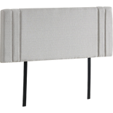 Linen Fabric Double Bed Deluxe Headboard Bedhead - Beige