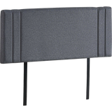 Linen Fabric Double Bed Deluxe Headboard Bedhead - Grey