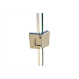 1000 x 1000mm Frameless 10mm Glass Shower Screen By Della Francesca