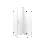 1000 x 1000mm Frameless 10mm Glass Shower Screen By Della Francesca