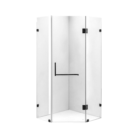 1000 x 1000mm Frameless 10mm Glass Shower Screen By Della Francesca