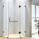 1000 x 1000mm Frameless 10mm Glass Shower Screen By Della Francesca