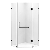 1000 x 1000mm Frameless 10mm Glass Shower Screen By Della Francesca