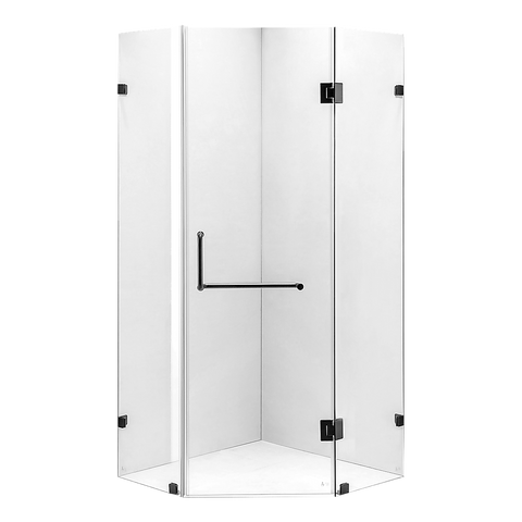 1000 x 1000mm Frameless 10mm Glass Shower Screen By Della Francesca