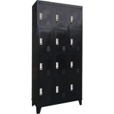 Twelve-Door Office Gym Shed Storage Locker
