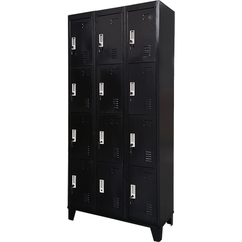 Twelve-Door Office Gym Shed Storage Locker