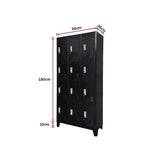 Twelve-Door Office Gym Shed Storage Locker