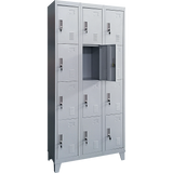 Twelve-Door Office Gym Shed Storage Locker