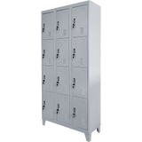 Twelve-Door Office Gym Shed Storage Locker