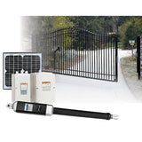 500KG 10W Solar Single Swing Auto Motor Remote Gate Opener