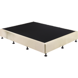 Palermo King Single Ensemble Bed Base Platinum Natural Sand Linen Fabric