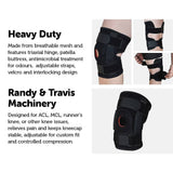 Hinged Knee Brace Support ~ ACL MCL ligament Runner's Knee