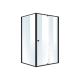 Semi Frameless Shower Screen (114~122)x 195cm & (98~101)x195cm Side AS/NZS Glass