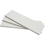 Floating Wall Shelf Wooden Shelves Wall Storage 80cm - White - Pack of 3