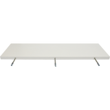 Floating Wall Shelf Wooden Shelves Wall Storage 80cm - White - Pack of 3