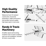 Digital TV Outdoor Antenna Aerial UHF VHF FM AUSTRALIAN Signal Amplifier Booster