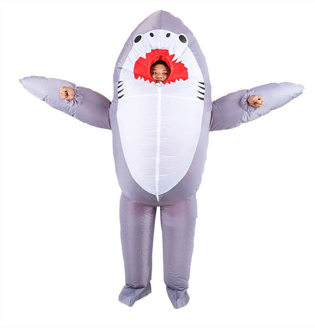 Shark Fancy Dress Fan Inflatable Costume  Suit