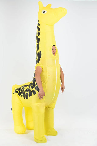 Giraffe Fancy Dress Fan Inflatable Costume Suit