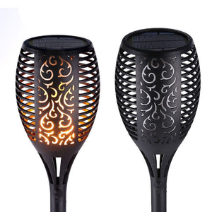 Darrahopens.com.au-10 Pack Solar Torch Lights 96 LED Flickering Lighting Dancing Flame Garden Lamp