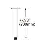 Shower Head Arm Wall Connector Square Bathroom Rainforest ShowerHead