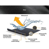 Motorised Outdoor Folding Arm Awning Retractable Sunshade Canopy Grey 5.0m x 3.0m