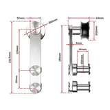 Sliding Barn Door Hardware Stainless Steel