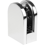 Chrome Bracket for Glass Balustrade Panels - Set of 2