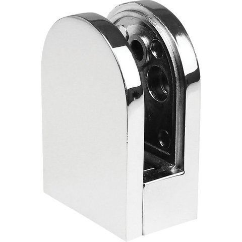 Chrome Bracket for Glass Balustrade Panels - Set of 2