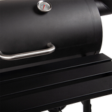 BBQ Smoker Charcoal Grill Roaster Portable Outdoor Camping Barbecue 2in1