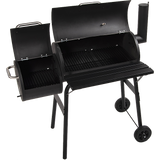 BBQ Smoker Charcoal Grill Roaster Portable Outdoor Camping Barbecue 2in1