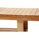 Bamboo Shoe Rack Wooden Bench Storage Organiser Cabinet Holder Stool
