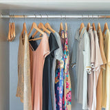 120pc Wooden Clothes Hangers Coat Pant Suit Coathangers Rack Wardrobe Wood