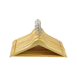 120pc Wooden Clothes Hangers Coat Pant Suit Coathangers Rack Wardrobe Wood