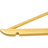 120pc Wooden Clothes Hangers Coat Pant Suit Coathangers Rack Wardrobe Wood