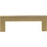 15x Brushed Brass Drawer Pulls Kitchen Cabinet Handles - Gold Finish 96mm