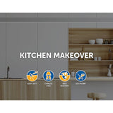 15x Brushed Brass Drawer Pulls Kitchen Cabinet Handles - Gold Finish 192mm