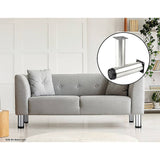 4x 15cm Adjustable Round Cupboard Table Sofa Bed Feet Furniture Leg