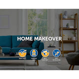 4x 8cm Adjustable Round Cupboard Table Sofa Bed Feet Furniture Leg