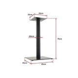 Steel Square 45cm Restaurant Cafe Office Table Base Leg