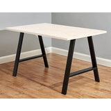 2x Rustic Dining Table Legs Steel Industrial Vintage 71cm