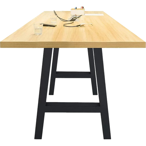 2x Rustic Dining Table Legs Steel Industrial Vintage 71cm