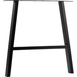 2x Rustic Dining Table Legs Steel Industrial Vintage 71cm