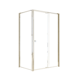 Semi Frameless Shower Screen (114~122)x 195cm & (77~80)x 195cm Side AS/NZS Glass