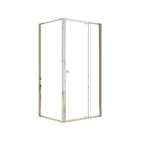 Semi Frameless Shower Screen (98~106)x 195cm & (77~80)x 195cm Side AS/NZS Glass